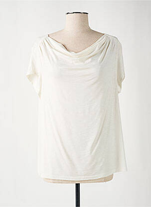 T-shirt coupe droite manches courtes beige TELMAIL femme