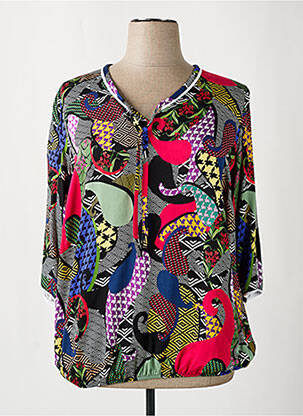 Blouse manches 3/4 manches 3/4 noir TELMAIL femme
