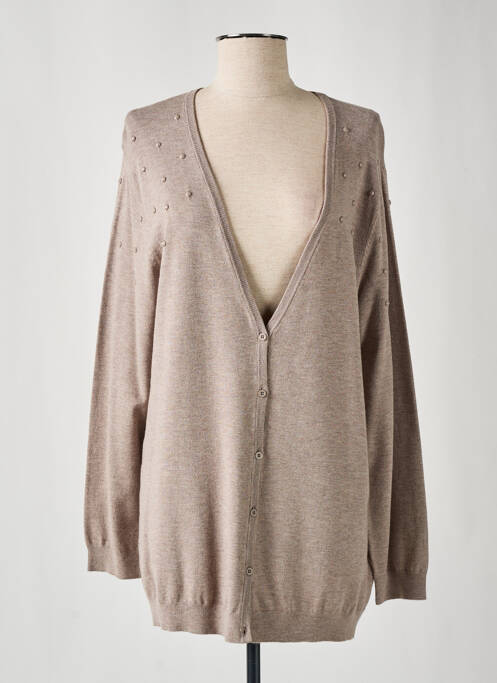 Gilet manches longues marron GERRY WEBER pour femme