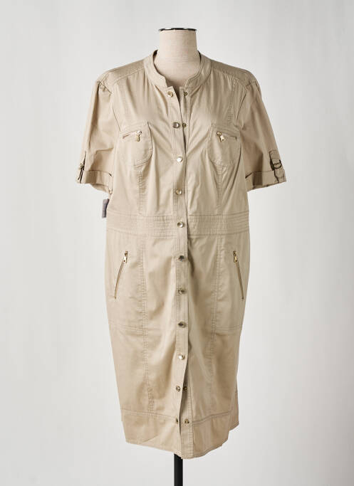 Robe mi-longue beige GERRY WEBER pour femme