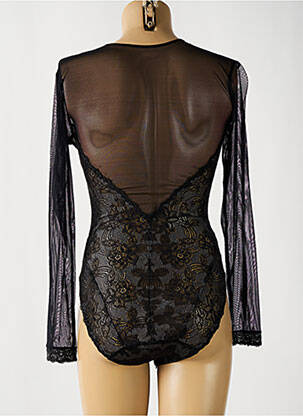 Body lingerie broderie noir FELINA femme