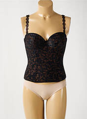 Corset noir MARIE JO pour femme seconde vue