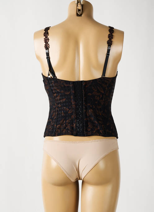 Corset noir MARIE JO pour femme