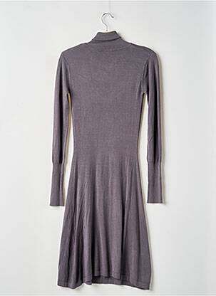 Robe mi-longue manches longues manches longues gris NAF NAF femme