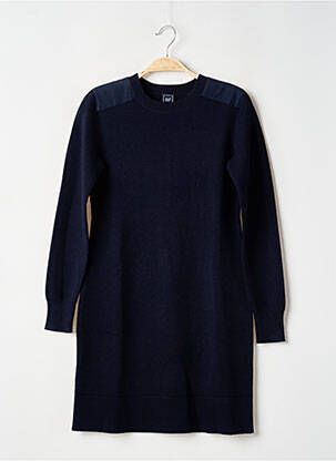 Robe pull stretch manches longues bleu GAP femme