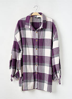 Veste casual coupe droite violet NASTY GAL femme