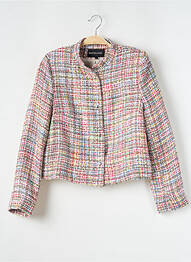 Veste chic col rond rouge BEST MOUNTAIN femme