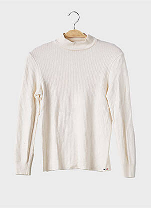 Pull stretch manches longues beige LA FRANCAISE femme