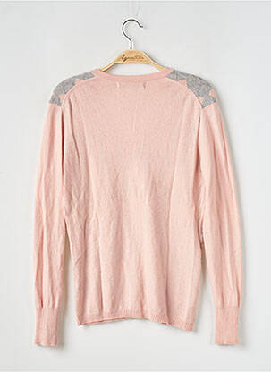 Pull col v manches longues rose THE ROYAL MILE COLLECTION femme