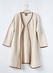 Gilet manches longues beige MASSIMO DUTTI pour femme seconde vue