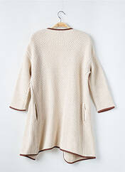 Gilet manches longues beige MASSIMO DUTTI pour femme seconde vue