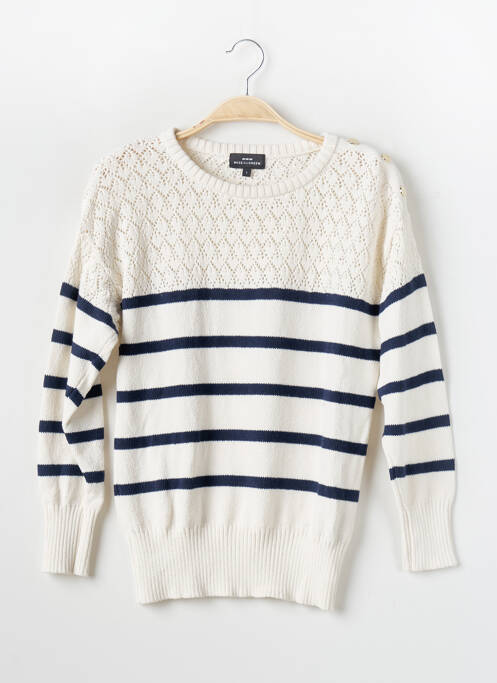 Pull stretch manches longues beige MISE AU GREEN femme