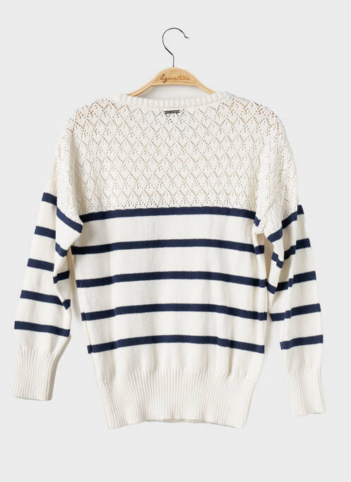 Pull stretch manches longues beige MISE AU GREEN femme