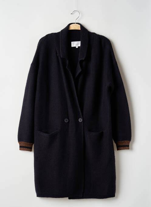 Gilet manches longues bleu GRACE & MILA pour femme