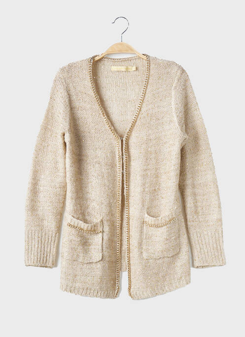 Gilet manches longues or GOLD AND SILVER pour femme