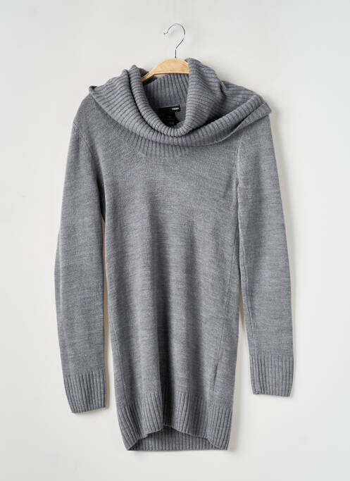 Pull col roulé gris H&M pour femme