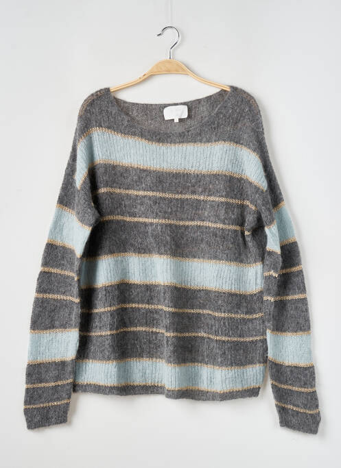 Pull gris LES TRICOTS DE LÉA pour femme