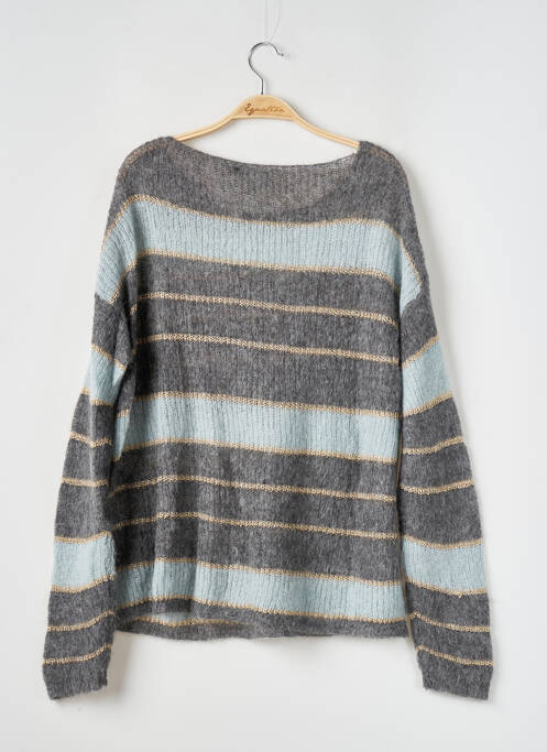 Pull gris LES TRICOTS DE LÉA pour femme