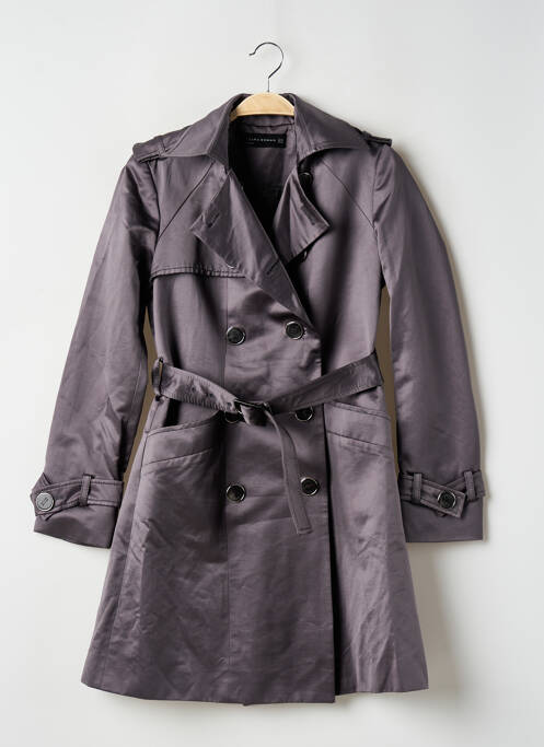 Trench gris ZARA pour femme