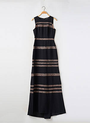 Robe longue sans manche sans manche noir BCBGMAXAZRIA femme