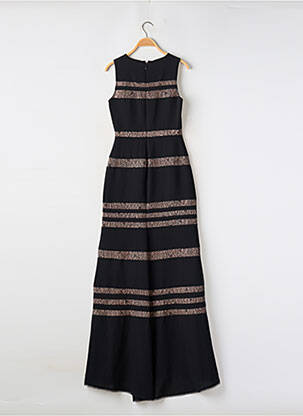 Robe longue sans manche sans manche noir BCBGMAXAZRIA femme