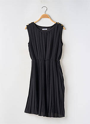 Robe courte sans manche sans manche noir SUNCOO femme