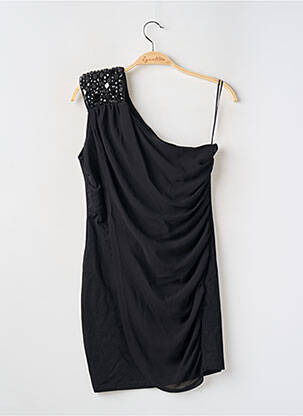 Robe courte sans manche sans manche noir LOHAS femme