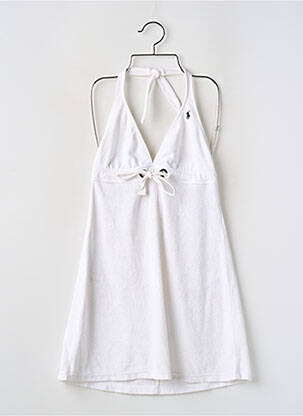 Robe courte sans manche sans manche blanc RALPH LAUREN femme