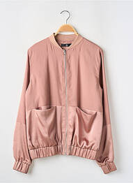 Blouson col v beige MISSGUIDED femme
