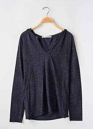 T-shirt manches longues manches longues bleu BERENICE femme