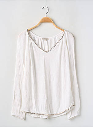 Blouse manches longues manches longues blanc BEST MOUNTAIN femme