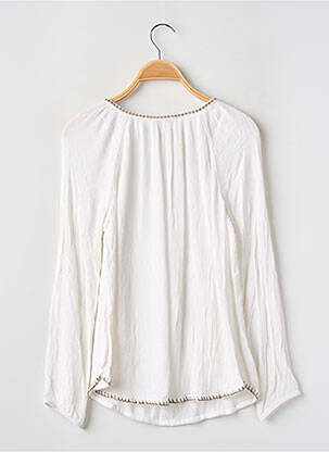 Blouse manches longues manches longues blanc BEST MOUNTAIN femme