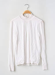 Blouse manches longues manches longues blanc ESPRIT femme