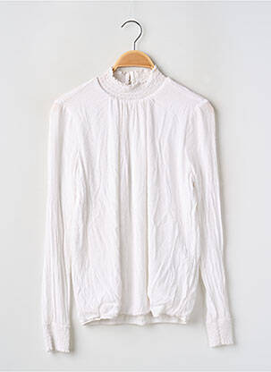 Blouse manches longues manches longues blanc ESPRIT femme