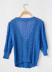 Gilet manches longues bleu LA PETITE ETOILE pour femme seconde vue