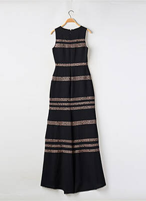 Robe Femme Sans Bretelles à Rayures Violettes BCBGMAXAZRIA - Taille 4 (US) - Occasion Très Bon état