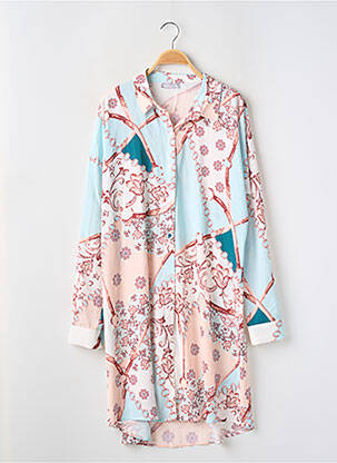 Robe Bébé Fille Mila Blue Taille 18 Mois - Rose Pâle Et Blanc à Rayures - Avec Poches - Occasion TB état