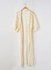 Veste kimono beige SANS MARQUE pour femme seconde vue