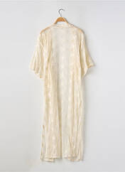 Veste kimono beige SANS MARQUE pour femme seconde vue