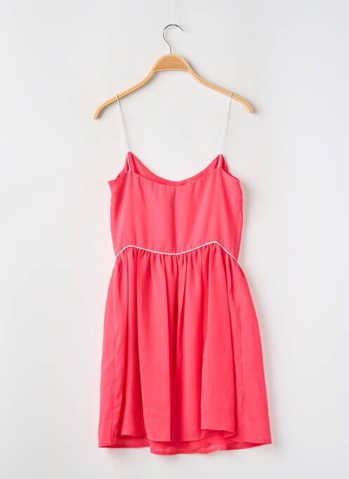 Robe courte rose MANGO pour femme