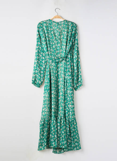 Robe longue vert JANE WOOD pour femme