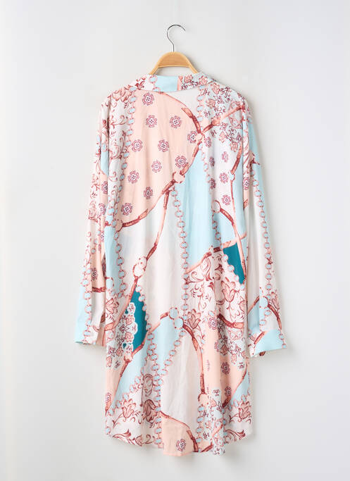 Robe mi-longue bleu MILAN KISS pour femme