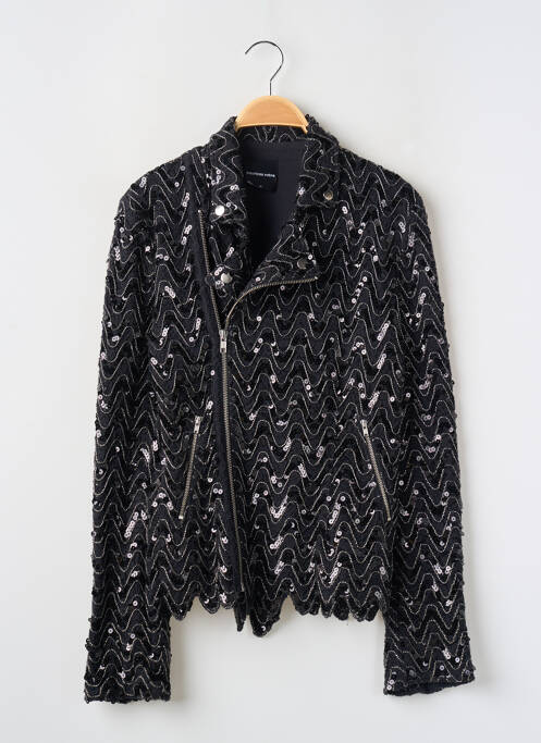 Veste casual noir AMERICAN RETRO pour femme