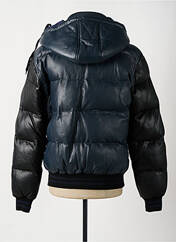 Veste en cuir bleu DAYTONA pour homme seconde vue
