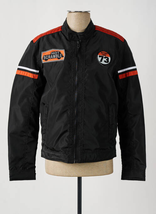 Blouson noir DAYTONA pour homme