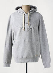 Sweat-shirt à capuche gris DAYTONA pour homme seconde vue