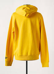 Sweat-shirt à capuche jaune DAYTONA pour homme seconde vue