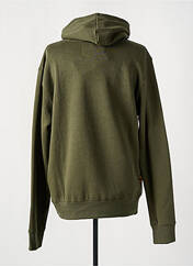 Sweat-shirt à capuche vert DAYTONA pour homme seconde vue