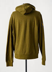 Sweat-shirt à capuche vert DAYTONA pour homme seconde vue