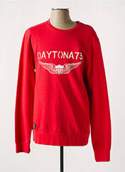 Sweat-shirt rouge DAYTONA pour homme seconde vue